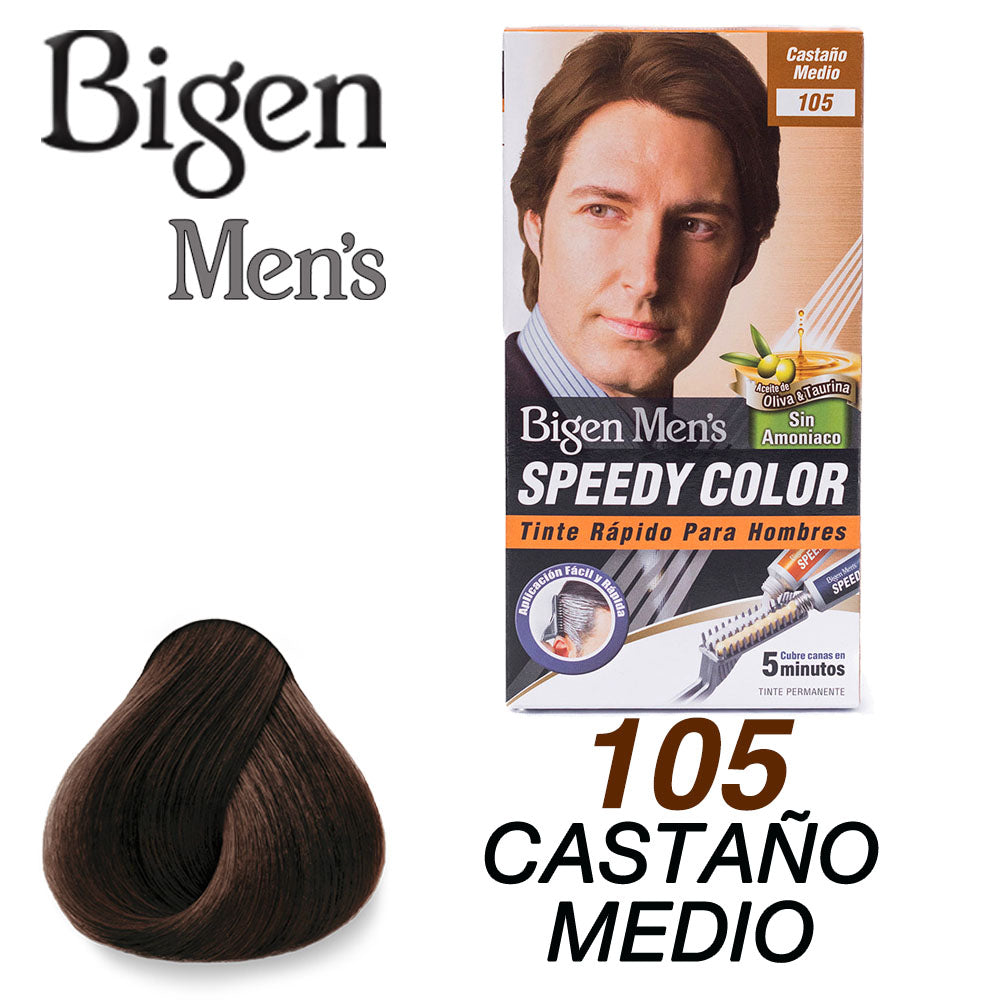 BIGEN MENS TINTE PARA CABELLO CASTAÑO MEDIANO 105
