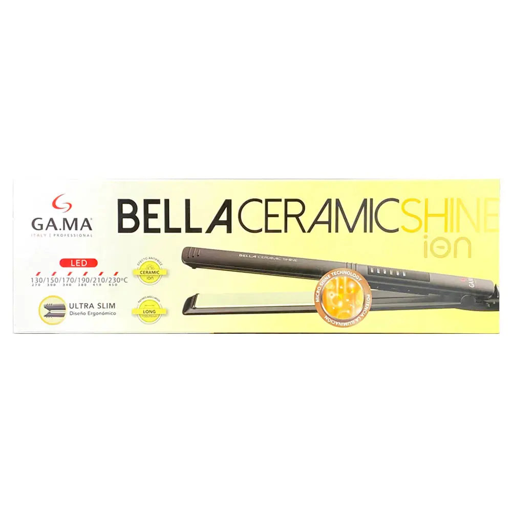 GAMA ITALY PLANCHA LED BELLA CARAMIC SHINE ION 230 °C Perfumería la Mora