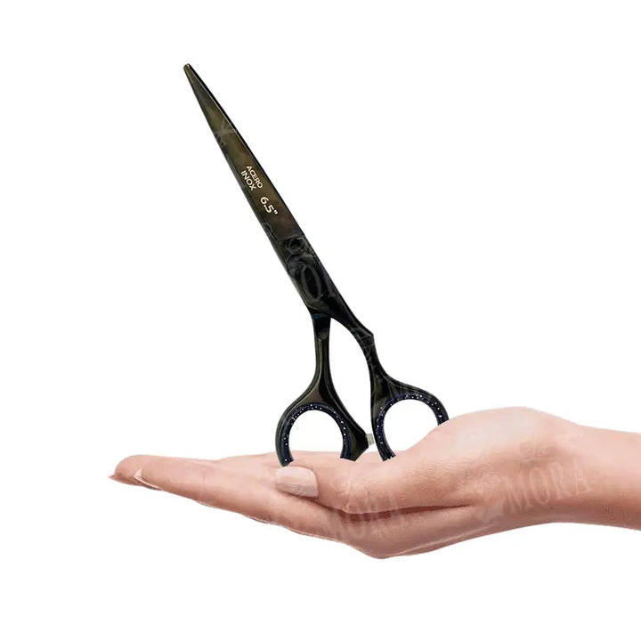 MI LOBO TIJERA ESTILISTA NEGRA MOD 1830-00 Perfumería la Mora