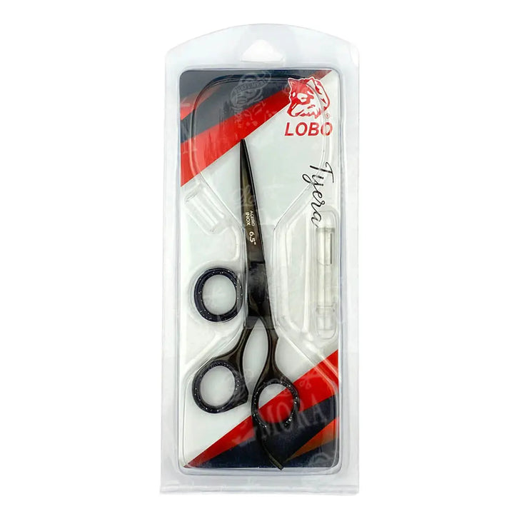MI LOBO TIJERA ESTILISTA NEGRA MOD 1830-00 Perfumería la Mora