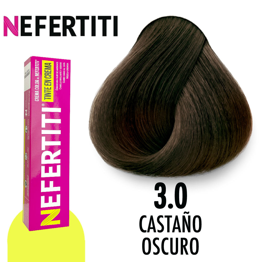 NEFERTITI TINTE NE3.0 CASTAÑO OSCURO 90 GR