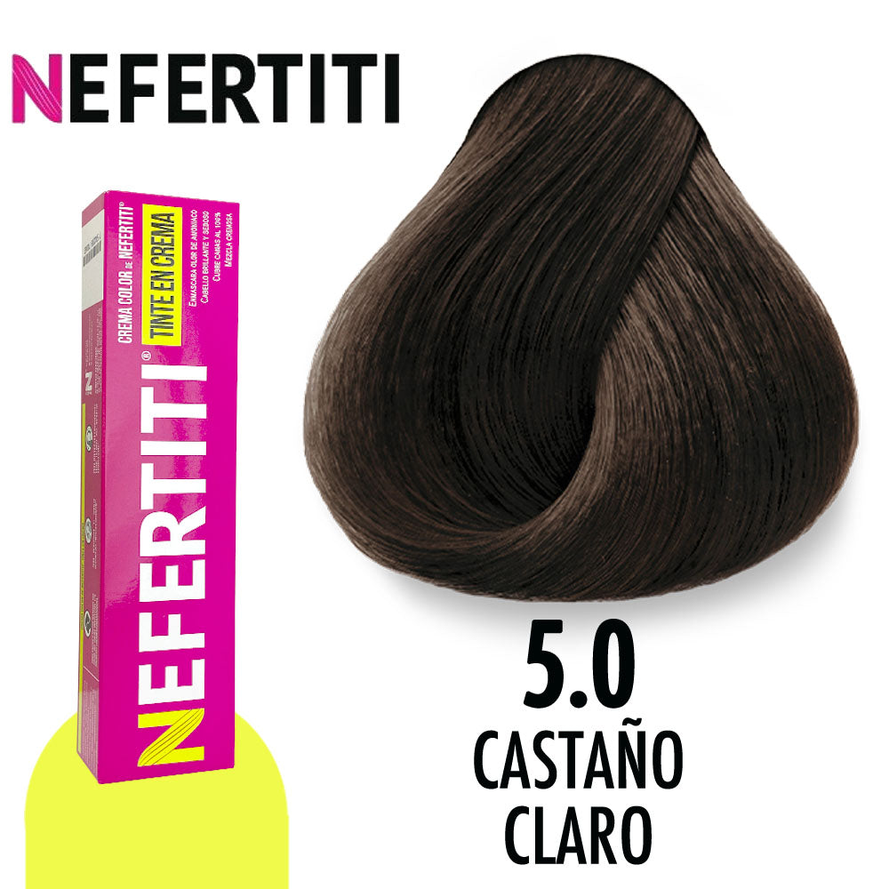 NEFERTITI TINTE NE5.0 CASTAÑO CLARO 90 GR