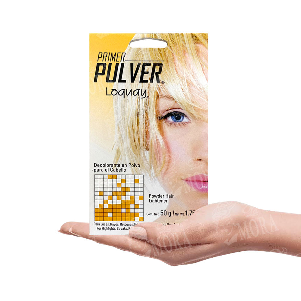 LOQUAY PRIMER PULVER POLVO DECOLORANTE AMARILLO 50 GR