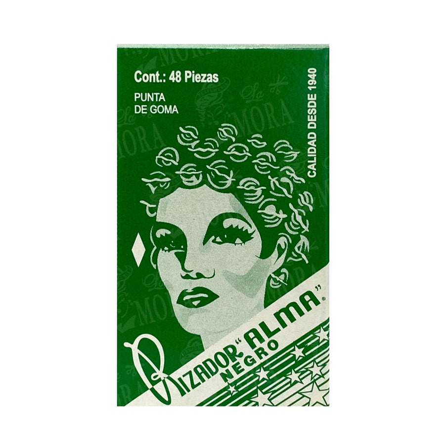 UNIVERSO ALMA RIZADOR NEGRO 48 PZAS