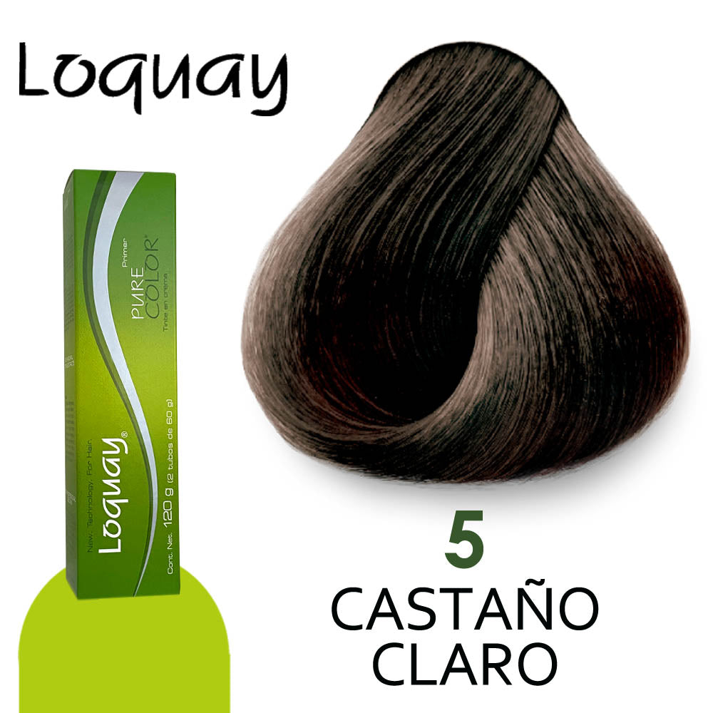 LOQUAY TINTE LQ5 CASTAÑO CLARO 120GR