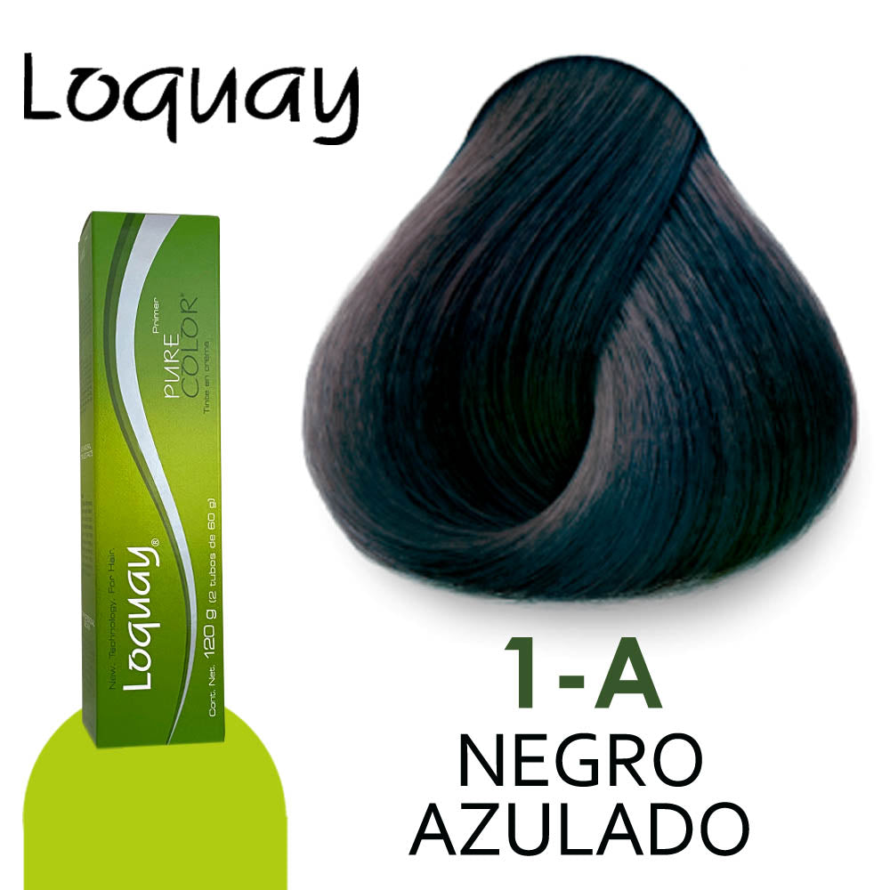 LOQUAY TINTE LQ1-A NEGRO AZUL 120GR