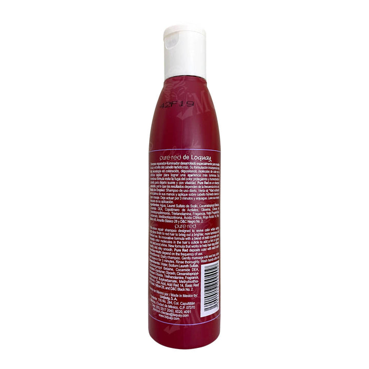 LOQUAY SHAMPOO MATIZADOR PURE RED 250ML