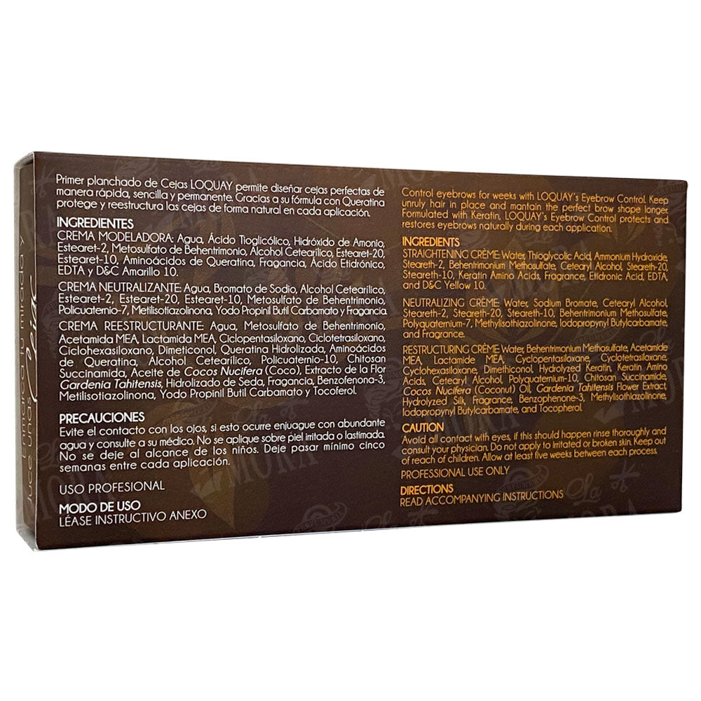 LOQUAY PLANCHADO DE CEJAS CON KERATINA