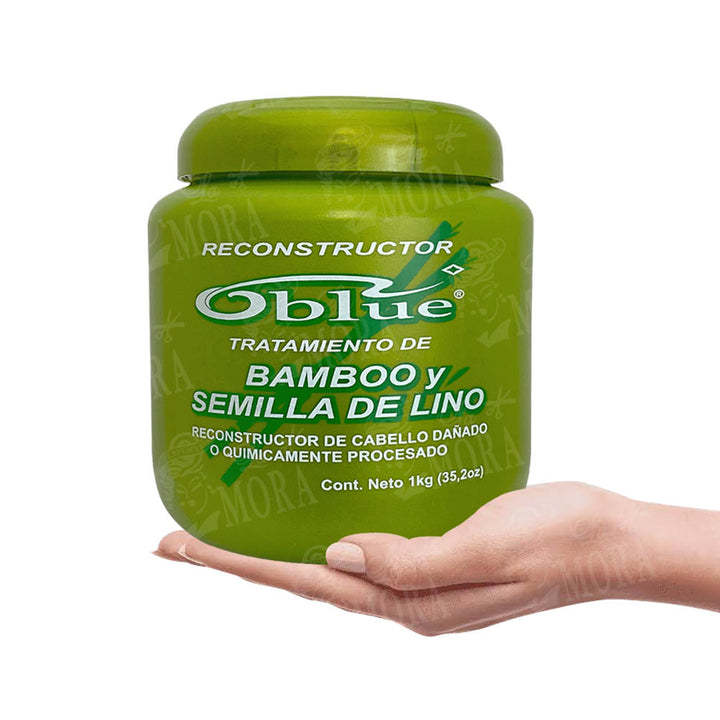 OBLUE TRATAMIENTO DE BAMBOO Y SEMILLAS DE LINO 1 KG