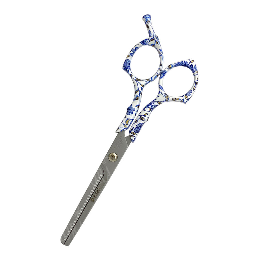 ALASKA TIJERA DE CORTE DE CABELLO DE ENTRESACAR TATOO FLOWERS