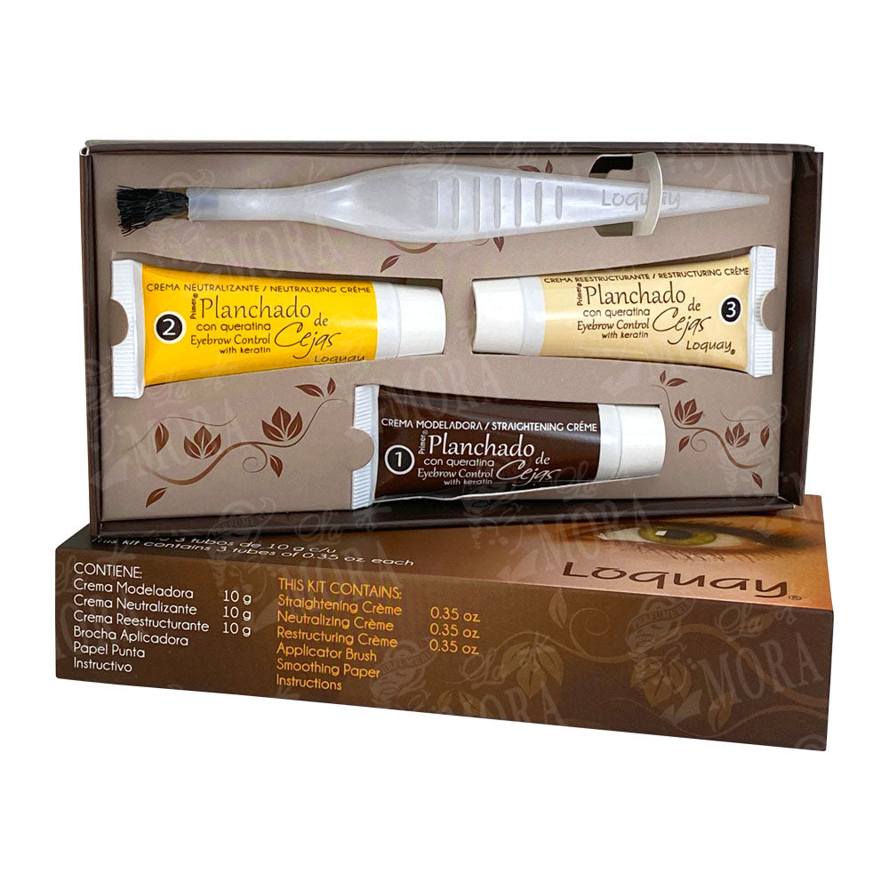 LOQUAY PLANCHADO DE CEJAS CON KERATINA