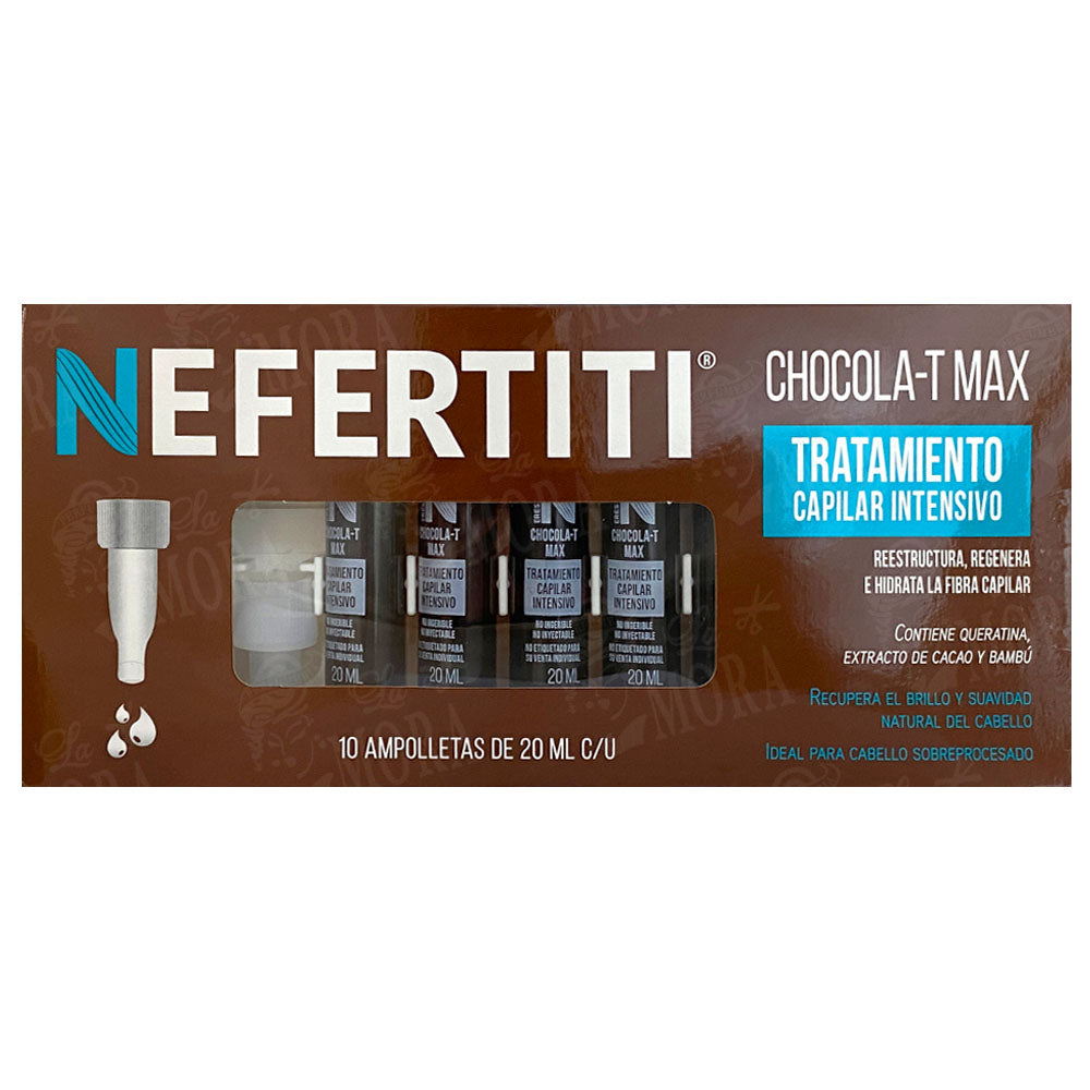 NEFERTITI AMPOLLETAS CHOCOLA-T