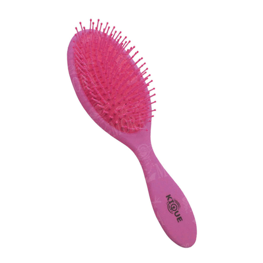 KIQUE CEPILLO OVAL NEON FUCSIA