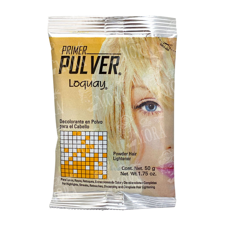 LOQUAY PRIMER PULVER POLVO DECOLORANTE AMARILLO 50 GR