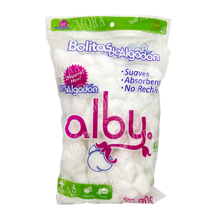 ALBY BOLITAS DE ALGODÓN 80GR