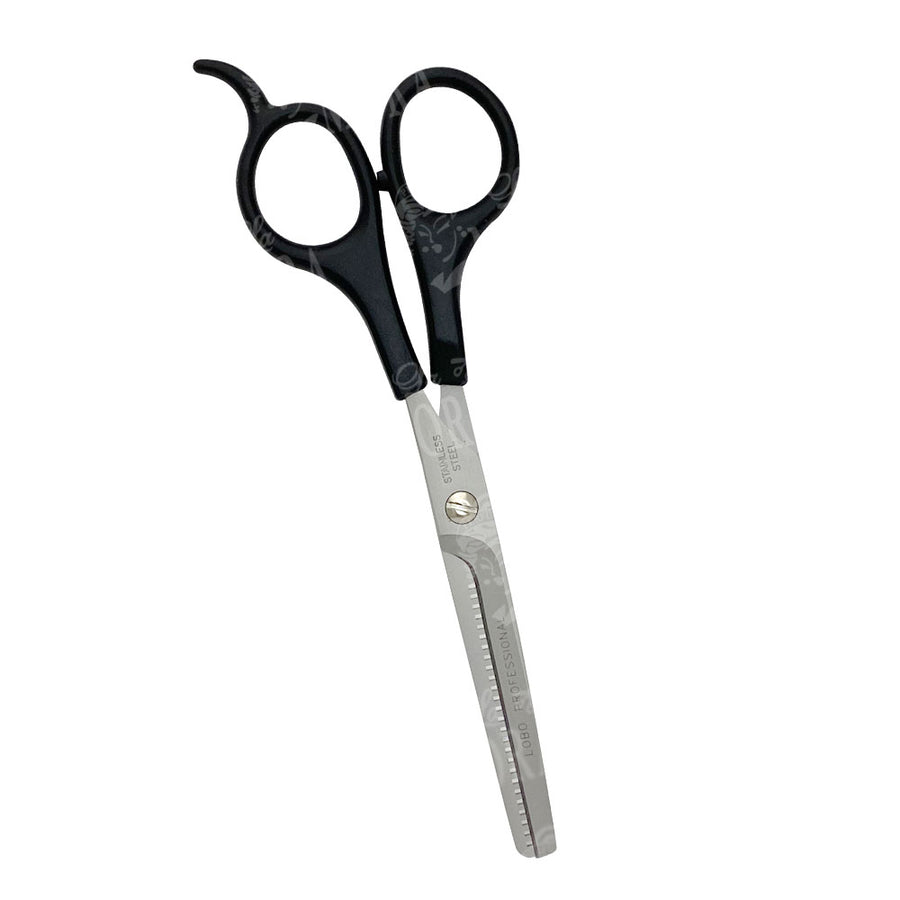 LOBO TIJERA PARA CORTE DE CABELLO COLECCION PLATA DE ENTRESACAR MOD: 1050-28