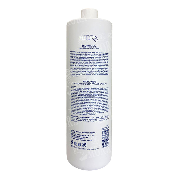 HIDRACOLOR PERÓXIDO 20 VOL LT