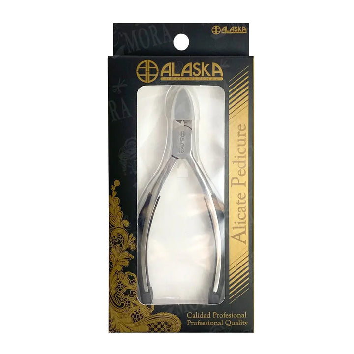 ALASKA ALICATE PEDICURE MANGO NEGRO SPA Perfumería la Mora