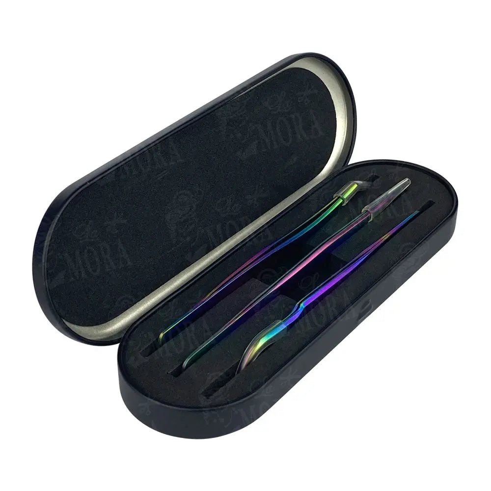 ALASKA SET DE PINZAS PARA EXTENSION DE PESTAÑA 3 PZAS MOD AK-02-0025 Perfumería la Mora