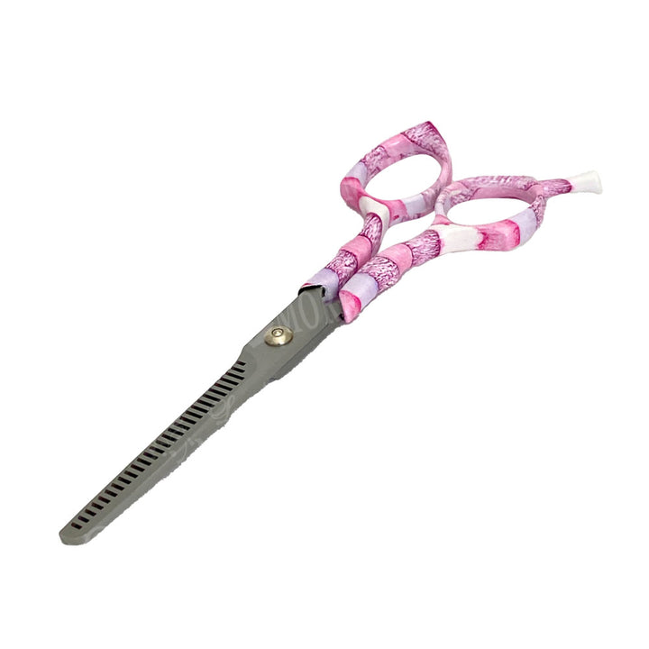 ALASKA TIJERA DE CORTE DE CABELLO DE ENTRESACAR TATOO PINK
