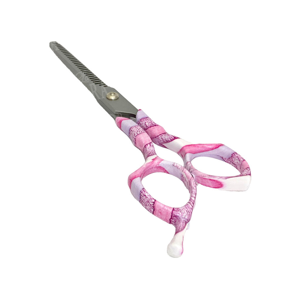 ALASKA TIJERA DE CORTE DE CABELLO DE ENTRESACAR TATOO PINK