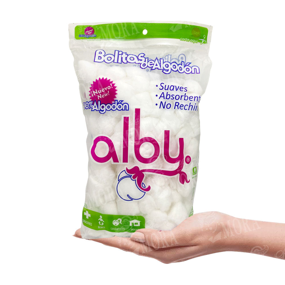 BOLITAS DE ALGODÓN ALBY 80GR