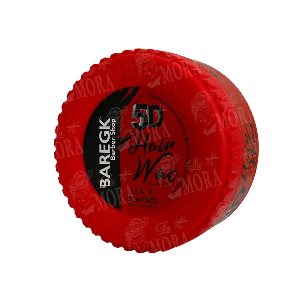 BAREGK 5D CERA PARA PEINAR CONTROL ROJA 150 ML 5 OZ Perfumería la Mora