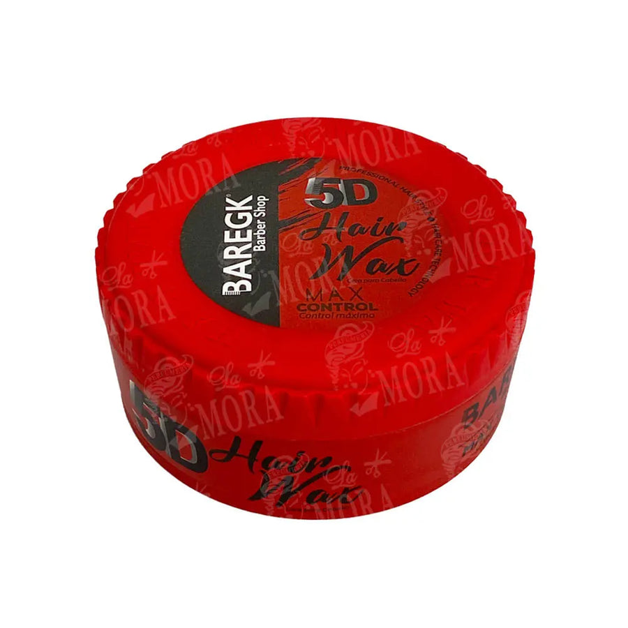 BAREGK 5D CERA PARA PEINAR CONTROL ROJA 150 ML 5 OZ Perfumería la Mora