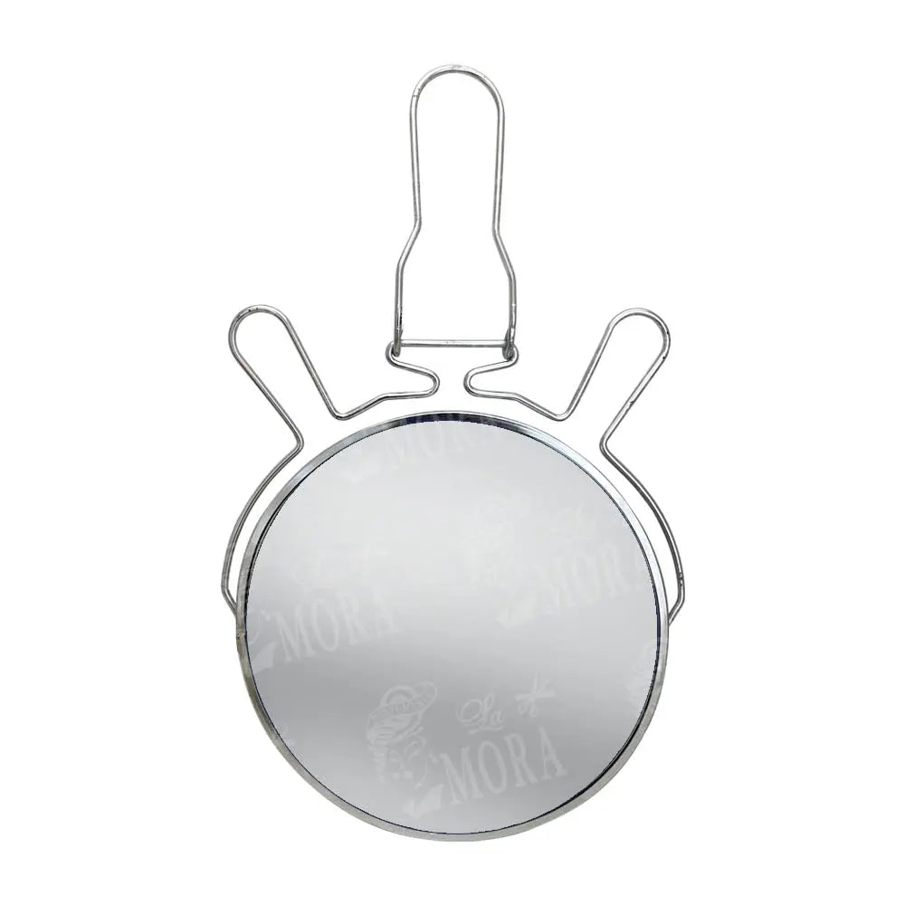 ESPEJO MARCO METÁLICO KIQUE 11.5 CM DIAMETRO MOD: AC-175 Perfumería la Mora