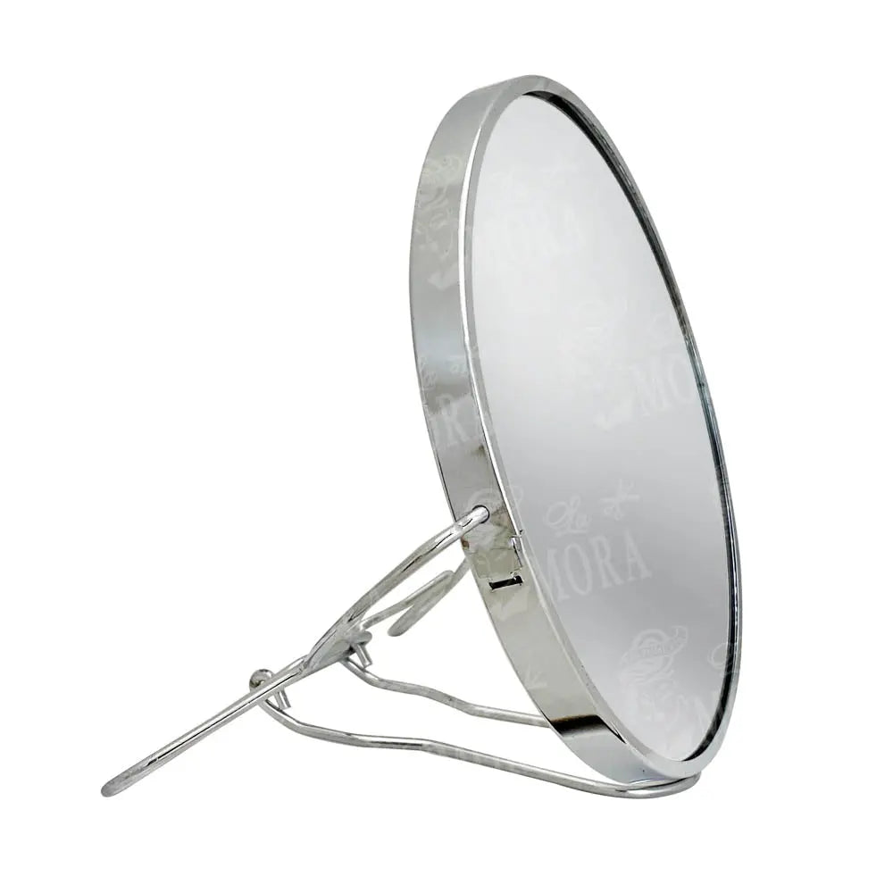 ESPEJO MARCO METÁLICO KIQUE 11.5 CM DIAMETRO MOD: AC-175 Perfumería la Mora