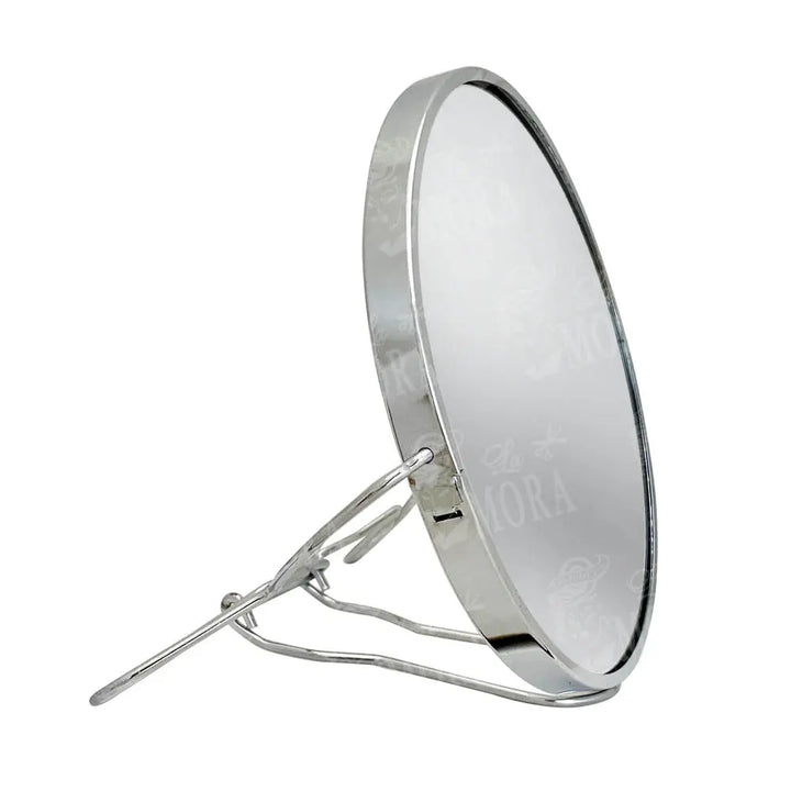 ESPEJO MARCO METÁLICO KIQUE 11.5 CM DIAMETRO MOD: AC-175 Perfumería la Mora