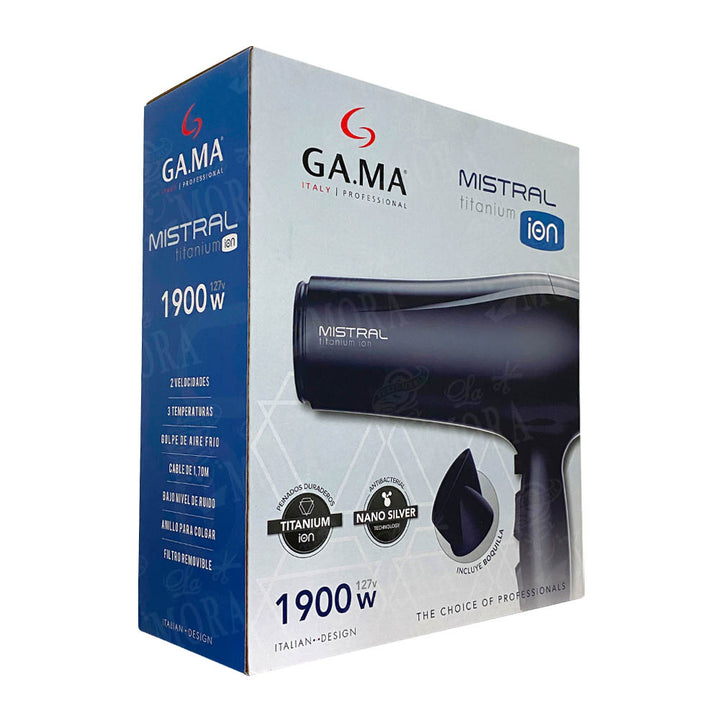 GAMA ITALY SECADORA MISTRAL TITANIUM 1900 W