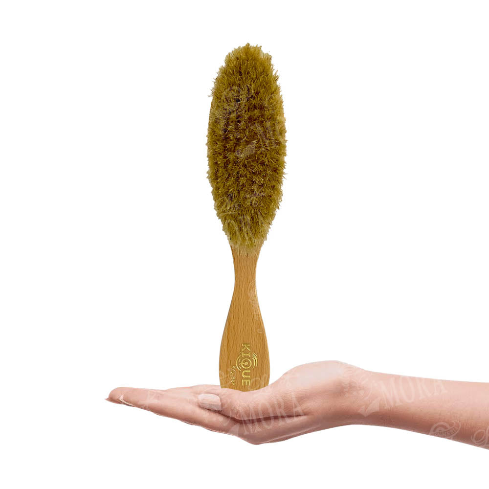 CEPILLO KIQUE OVALADO CERDA NATURAL MOD: KQ-888