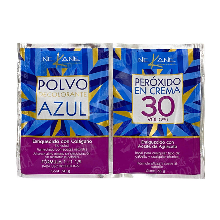 NEKANE DECOLORANTE DE SOBRE 50 GR + PEROXIDO 30 VOL.