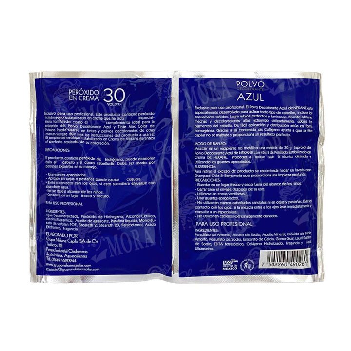 NEKANE DECOLORANTE DE SOBRE 50 GR + PEROXIDO 30 VOL.