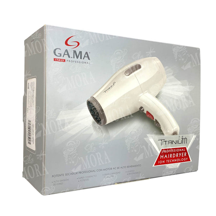 SECADORA DE CABELLO GAMA ITALY TITANIUM ION TECHNOLOGY