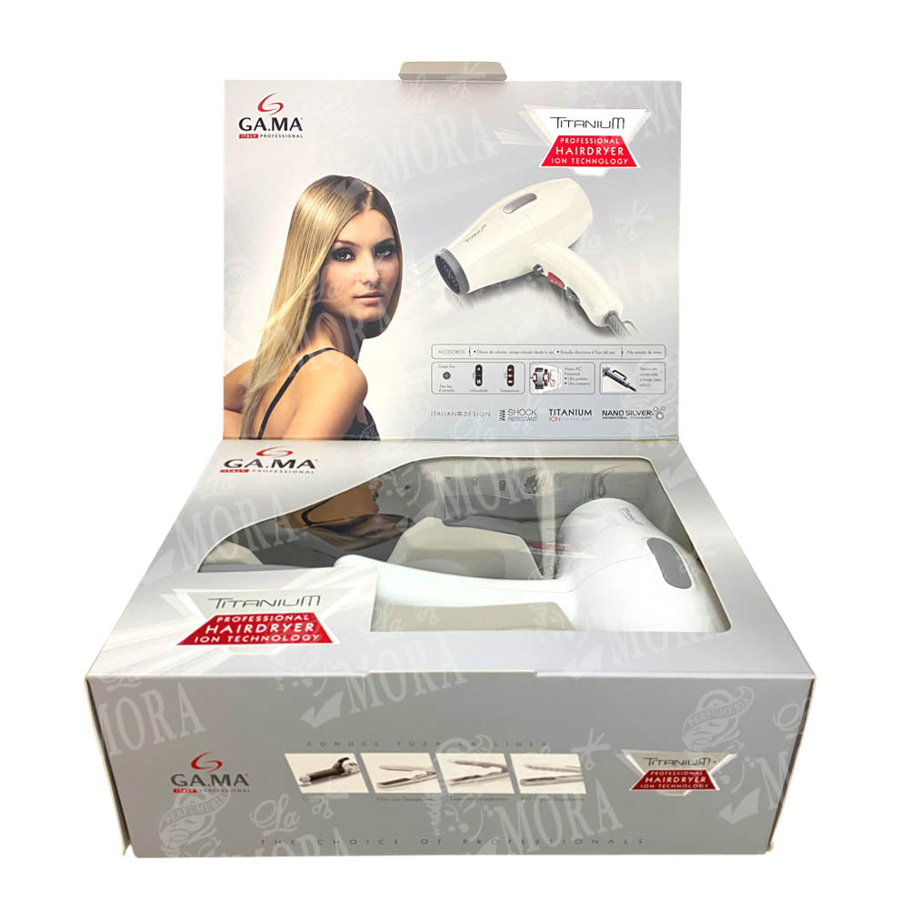 SECADORA DE CABELLO GAMA ITALY TITANIUM ION TECHNOLOGY