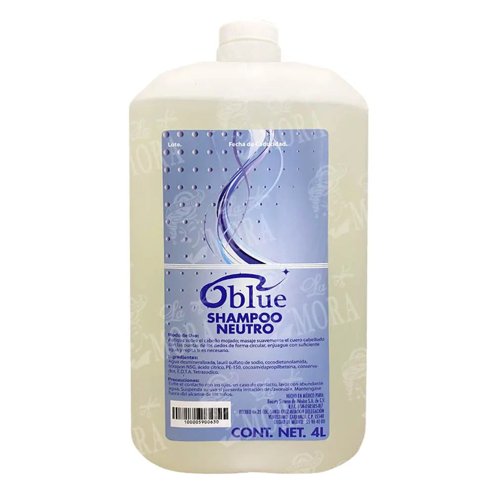 SHAMPOO OBLUE NEUTRO 4LT Perfumería la Mora
