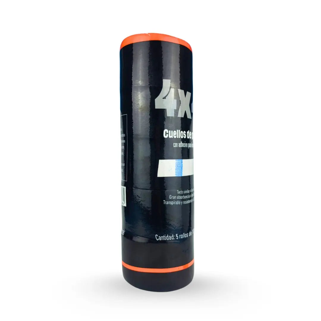 4 X 4 Profesional 5 Rollos Barbero Blanco Profesional Perfumería la Mora