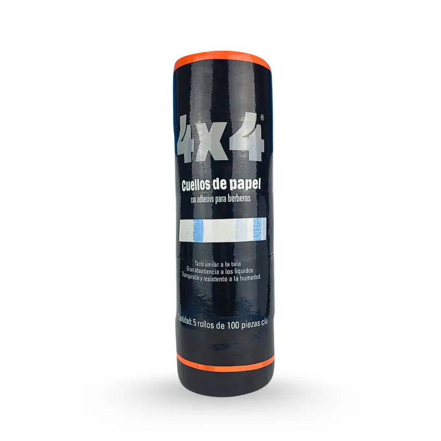 4 X 4 Profesional 5 Rollos Barbero Blanco Profesional Perfumería la Mora