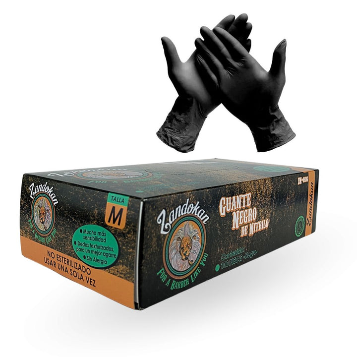 ZANDOKAN GUANTE NEGRO DE NITRILO MOD ZK-0036