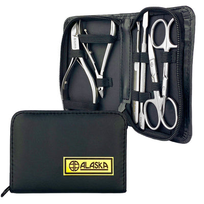 ALASKA SET MANICURE Y PEDICURE 6 PZS MOD AK-02-0029 Perfumería la Mora