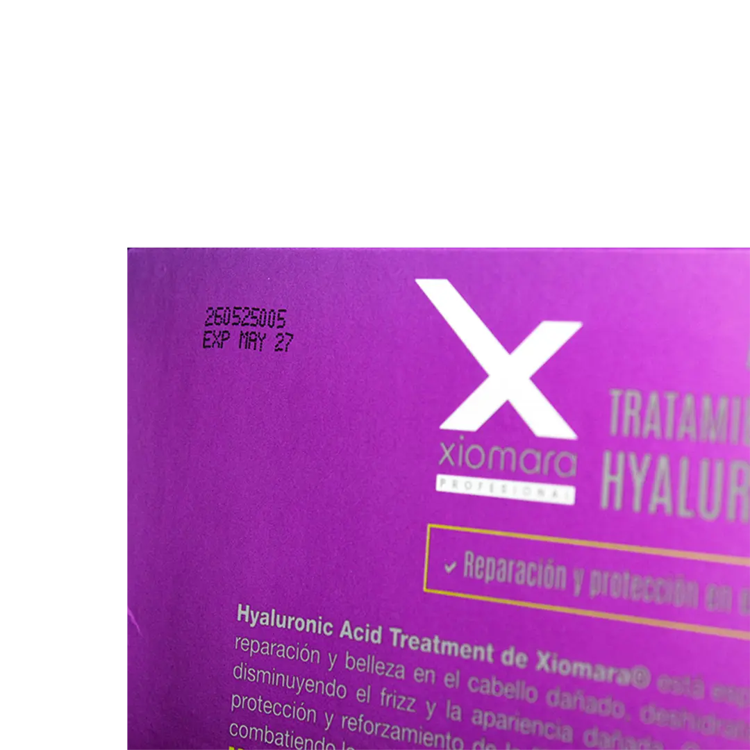 Ampolletas De Cabello Con Ácido Hialurónico Xiomara 12 pz Perfumería la Mora