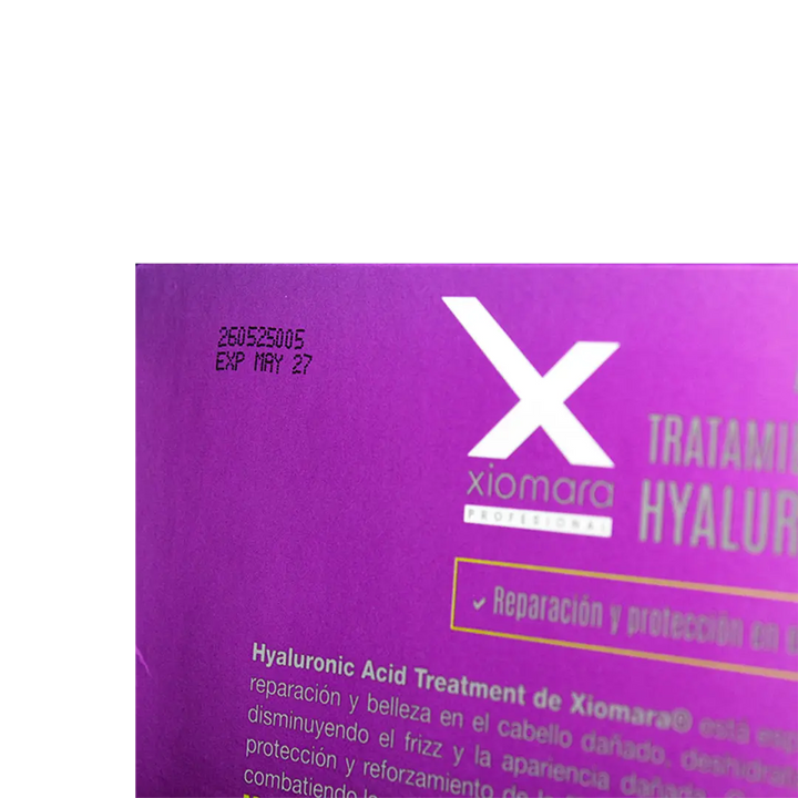 Ampolletas De Cabello Con Ácido Hialurónico Xiomara 12 pz Perfumería la Mora