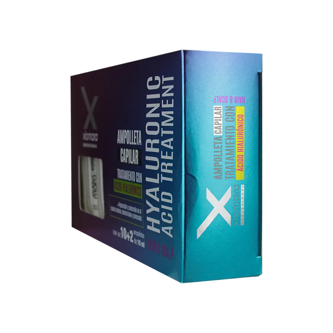 Ampolletas De Cabello Con Ácido Hialurónico Xiomara 12 pz Perfumería la Mora
