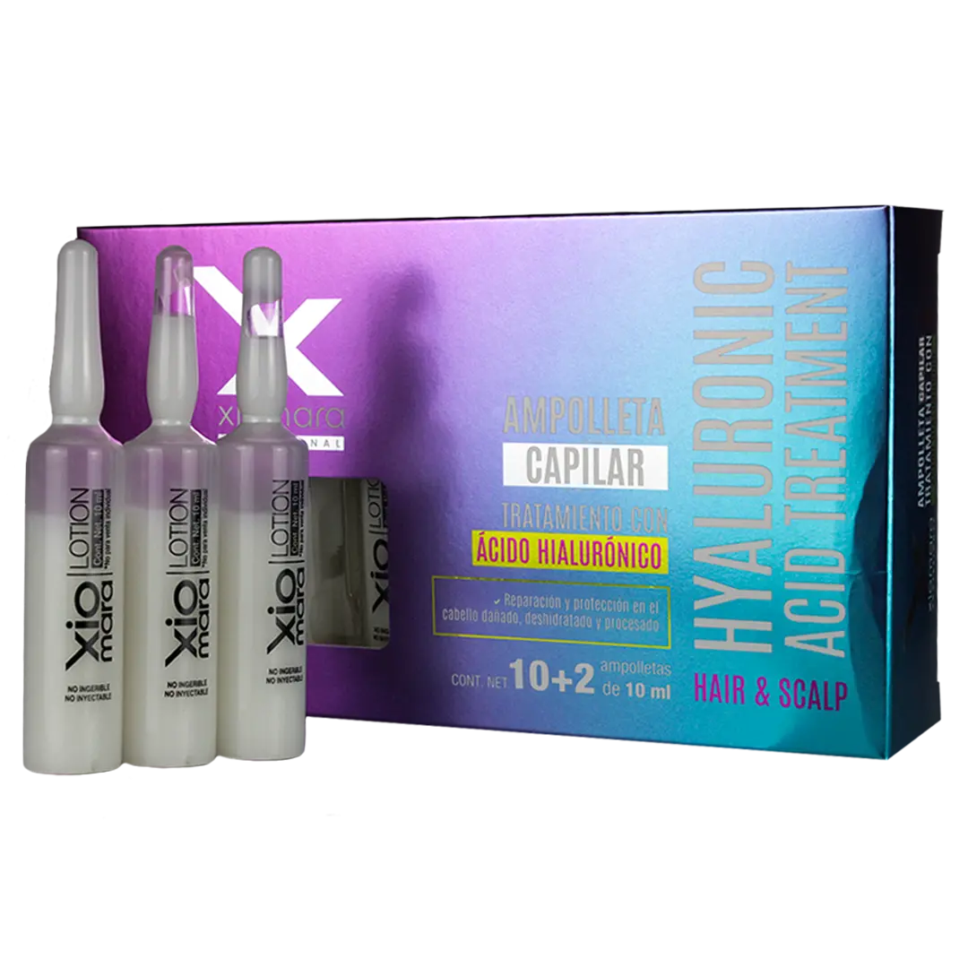 Ampolletas De Cabello Con Ácido Hialurónico Xiomara 12 pz Perfumería la Mora