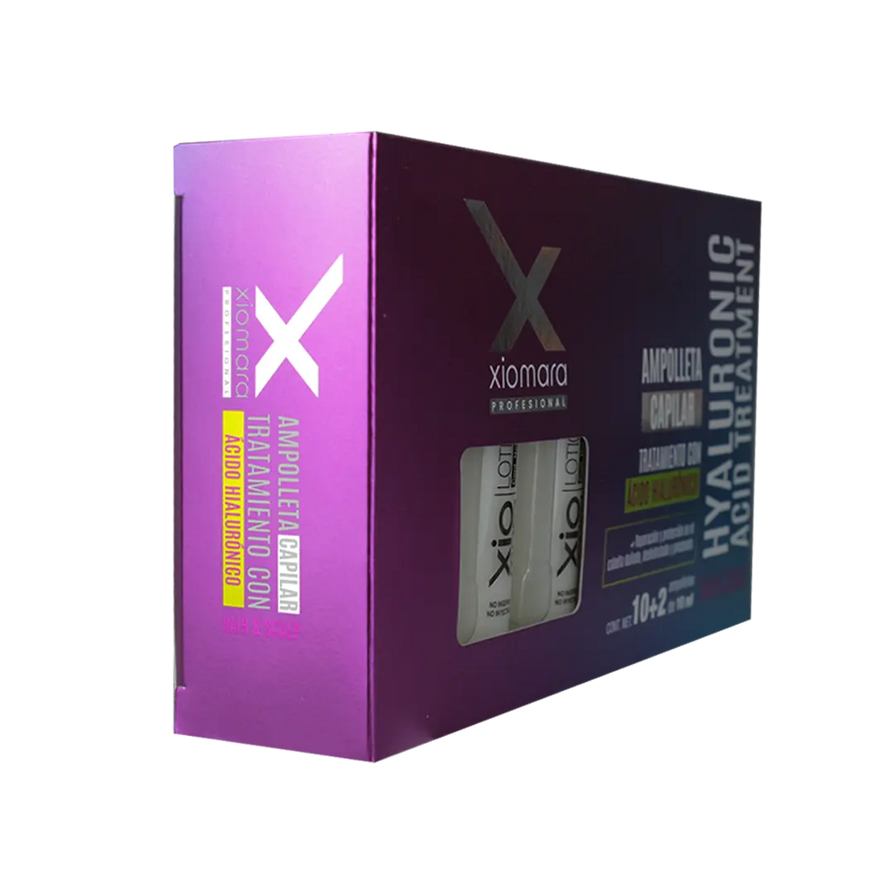 Ampolletas De Cabello Con Ácido Hialurónico Xiomara 12 pz Perfumería la Mora