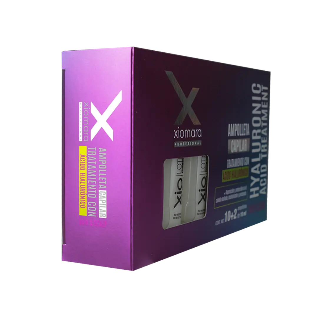 Ampolletas De Cabello Con Ácido Hialurónico Xiomara 12 pz Perfumería la Mora