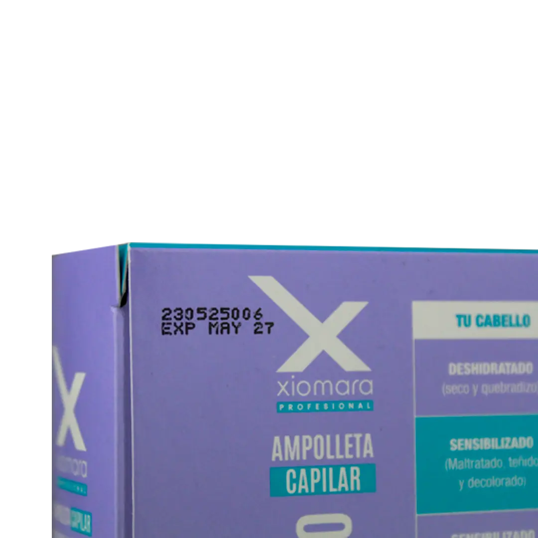 Ampolletas XIOMARA Semillas de Lino 12 PZ Perfumería la Mora