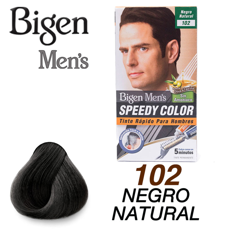 BIGEN MENS TINTE PARA CABELLO NEGRO NATURAL 102